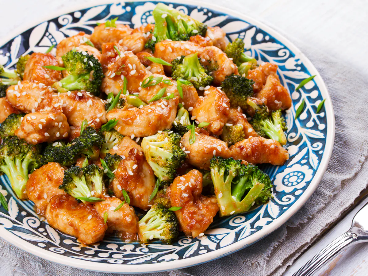chicken-with-broccoli at Jade Garden，a Chinese Restaurant in Charlottesville